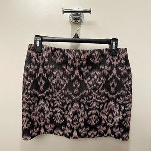 Alice + Olivia Pink & Black Mini Skirt